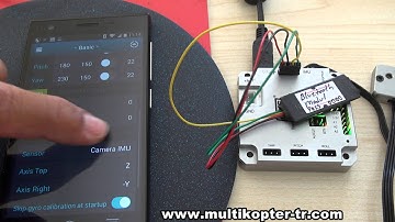 Alexmos 32 Bit BL Gimbal Bluetooth Bağlantısı Android APP