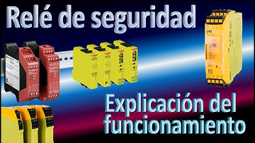 Relé de seguridad / Explicación del funcionamiento y la instalación / operación de relé