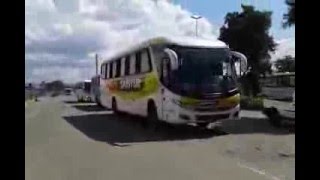 ônibus saindo do polo industrial da Fiat em Betim MG Fiat Betim Minas Gerais