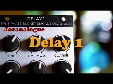 Checking out the Delay 1 by Joranalogue!