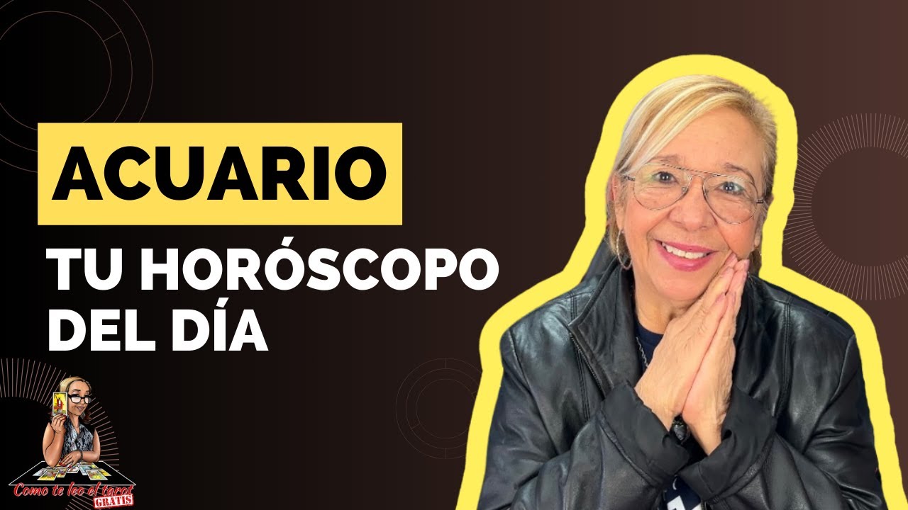 ACUARIO ️| Esto no es nada fácil! Pero te quiere y ya lo verás! - YouTube