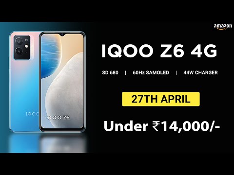IQOO Z6 4G With 44W Charging | ⚡ IQOO Z6 Specs, Price, Features, Launch Date in India
