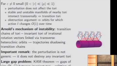 Shadowing and Diffusion in Hamiltonian Systems - Marian Gidea