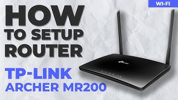 ✅ How to Setup TP-Link Archer MR200
