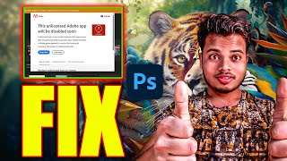 Fix The Unlicensed Adobe App Will be Disabled Soon Problem | fix Easy to This Error screenshot 5