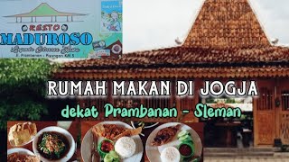 Wisata Kuliner Resto Maduroso dekat Prambanan Jogja | Rumah Makan Maduroso Prambanan #ceritayukeng