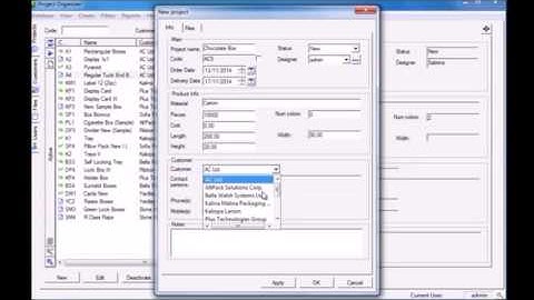 Project Organizer | EngView packaging software | v.6