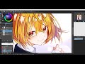 【イラストメイキング】ルーミア　描いてみた【メディバンペイント】