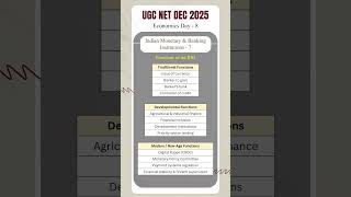 🏦 Functions of RBI | Traditional, Developmental &amp; Modern Roles | UGC NET Economics 2025 | PYQ Based