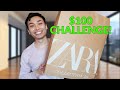 ZARA HAUL $100 CHALLENGE | Outfit Battle Ft. kickitwithdang