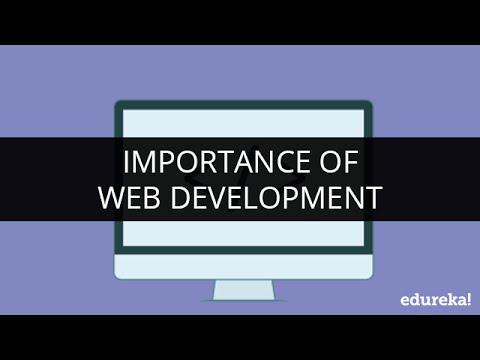 Why Do We Need Web Development | Importance of Web Development | Web Development Job Trends |Edureka