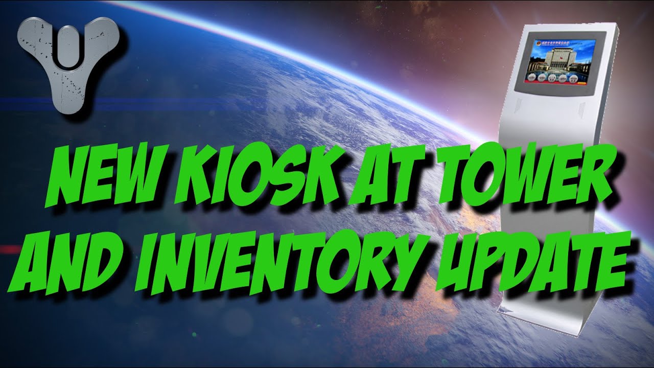 Destiny - New Kiosk at the Tower + New inventory feature!!!