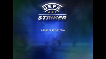 UEFA Striker - Sega Dreamcast - Intro & Title Screen