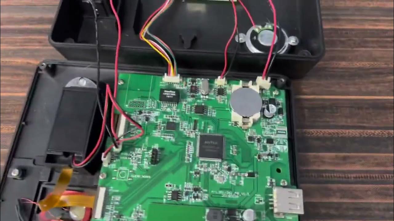 How to change cmos battery in Sintech time attendance system F41 YouTube