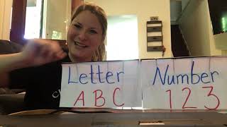 Numbers and Letters Sorting Game