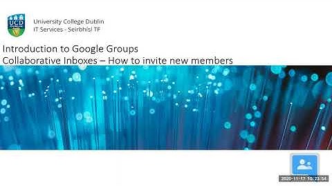 Introduction to Google Groups Collaborative Inbox - How to invite new members