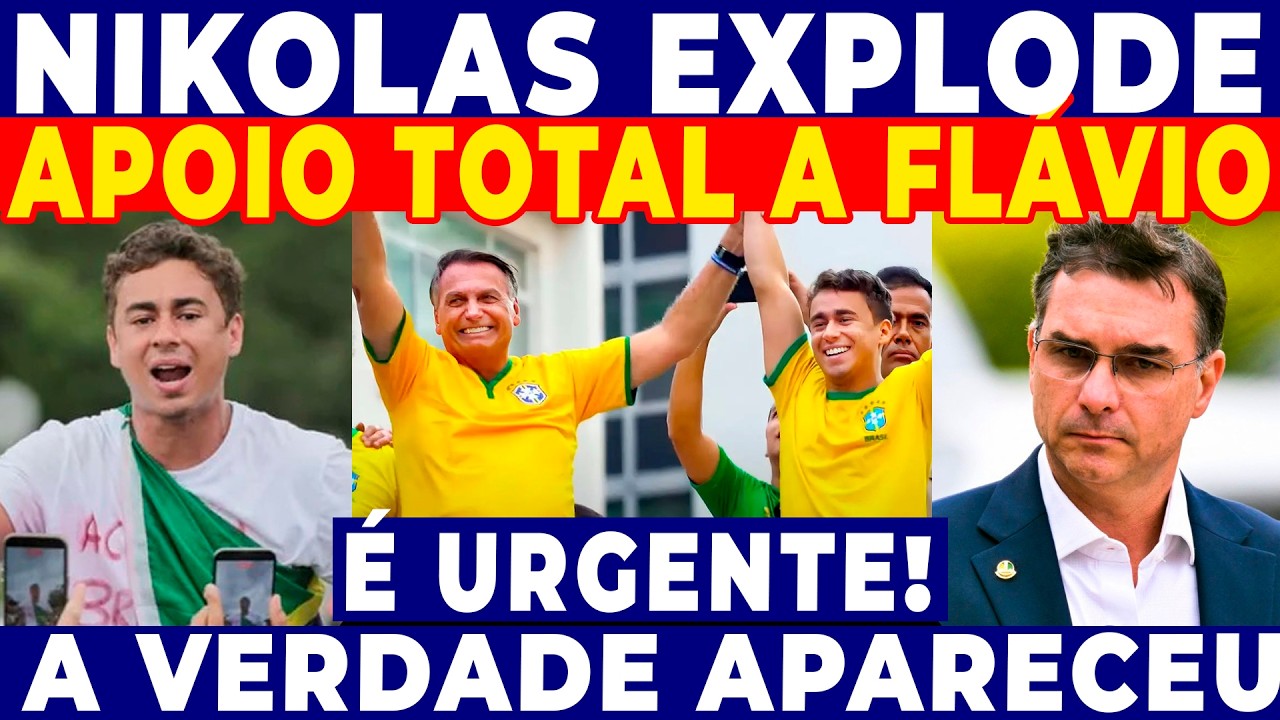 NIKOLAS EXPLODE TOTAL APOIO A FLÁVIO: UNIÃO E A GUERRA CONTRA LULA COMEÇOU! FLÁVIO VEM FORTE!