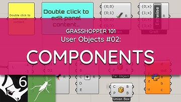 Grasshopper 101: User Objects | #02 Components
