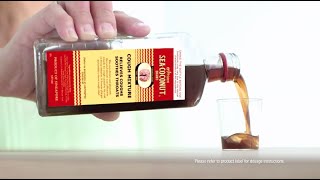 African Sea-Coconut Brand Cough Mixture English