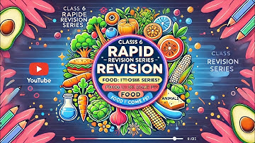Class 6 Science Chapter 1 | Food: Where Does It Come From? | Rapid Revision | Knowledge Roots