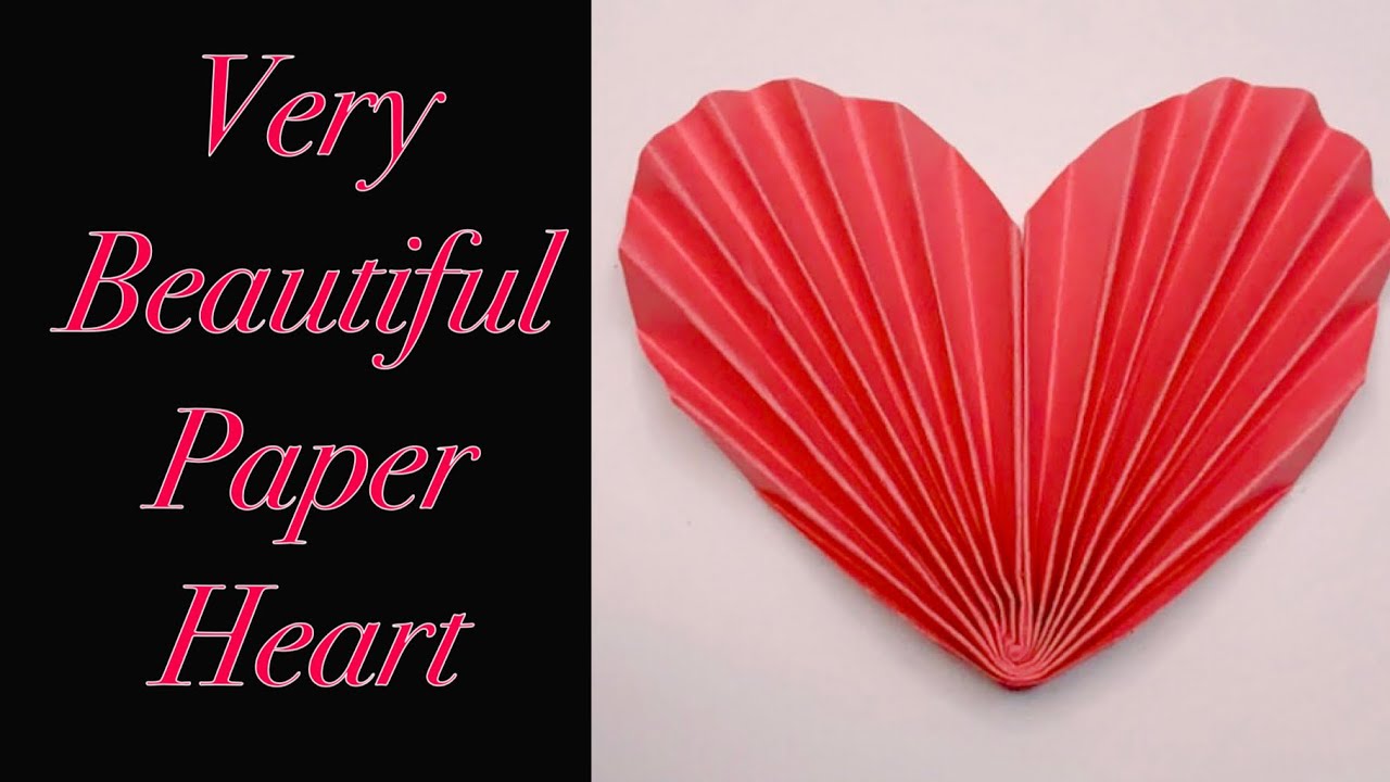 Easy and Beautiful Paper Heart 💖/Paper Heart ♥️ YouTube
