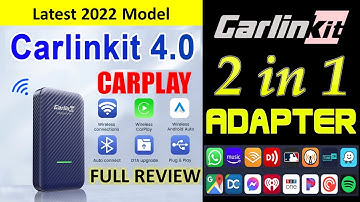 Carlinkit 4.0  |  2 in 1 CarPlay AndroidAuto Adapter  |  REVIEW