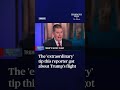 The 'extraordinary' tip this reporter got about Trump's flight