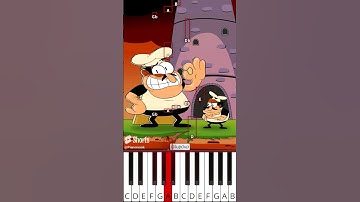 PEPPINO and PIZZAHEAD - Come Into the Life (@lupdup) Pizza Tower Animation - Octave Piano Tutorial