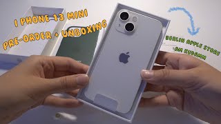 iPhone 13 mini PRE-ORDERING + UNBOXING and Berlin Apple Store am Ku'damm