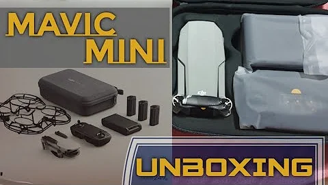 UNBOXING DJI MAVIC MINI DRONE FLY MORE COMBO