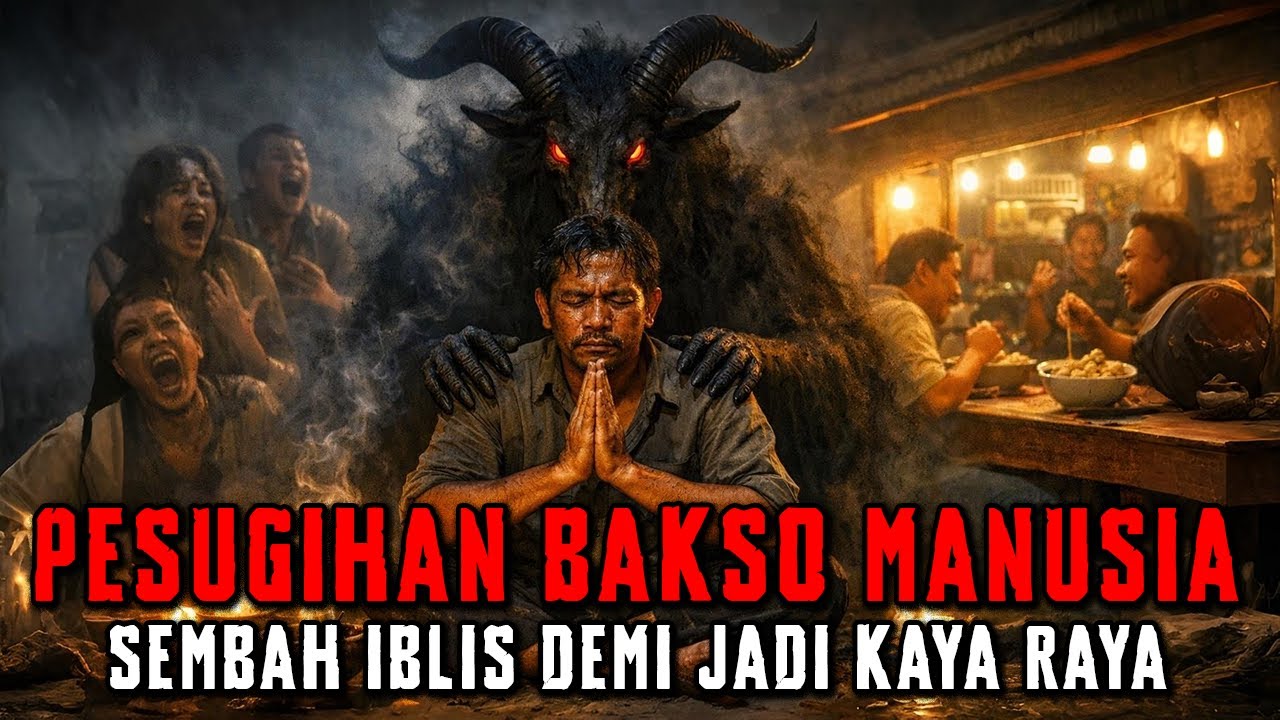 PESUGIHAN BAKSO DARMO ! SEMBAH IBLIS DEMI KAYA RAYA, TERNYATA DAGINGNYA MENGERIKAN!