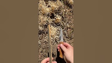 S#0054 ⚡ EnZo Trapper 95 Scandi Feather Stick Making Fuzz Stick Featherstick Curles Feathersticking