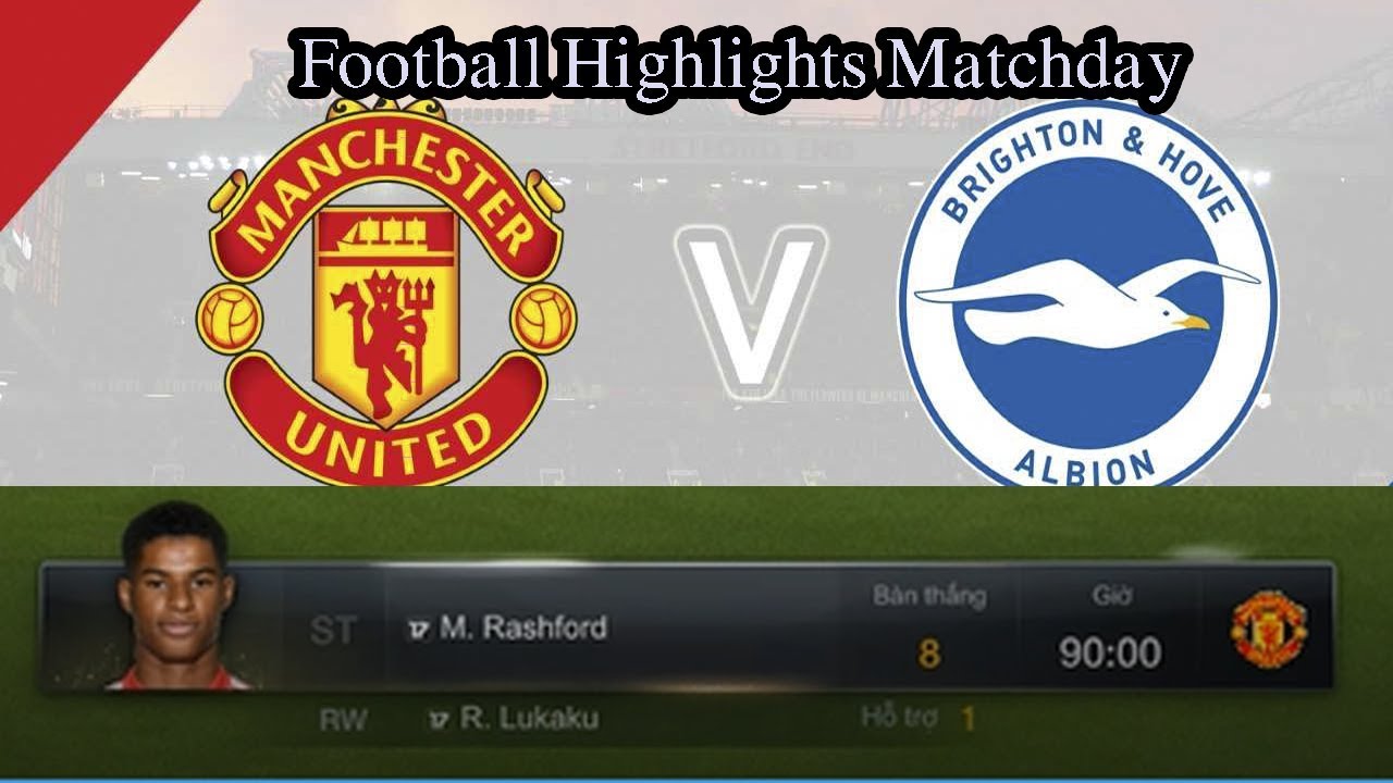 Rashford vs Brighton 8-0 goals & highlights 17/3/2018