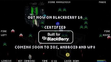 QR Invaders - BlackBerry 10 Scan a QR Code...Destroy the QR Code  featuring music by Nukeateen