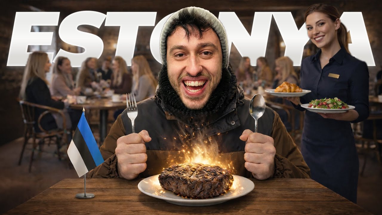 Talin’de AYI ETİ🐻 Yedik… Pişman Olduk mu? | 24. Ülkem Estonya 🇪🇪