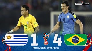 Uruguay 1 x 4 Brasil (Paulinho HatTrick) ● 2018 World Cup Qualifiers Extended Goals & Highlights HD