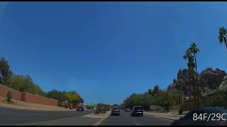 Driving on Tatum Blvd. - Paradise Valley/Phoenix