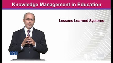 Lessons Learned Systems | Knowledge Management | MGTE630_Topic148