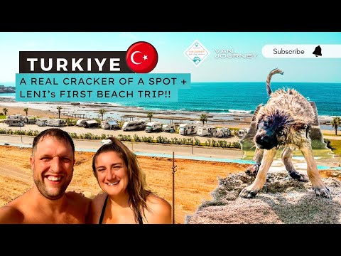 Vanlife Turkey | Leni's first beach trip gazipaşa turkey