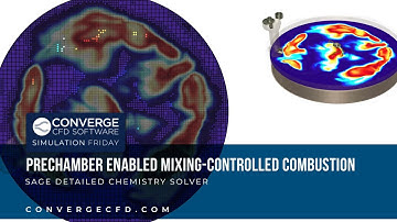 Simulating Prechamber Enabled Mixing-Controlled Combustion in a Heavy-Duty Engine