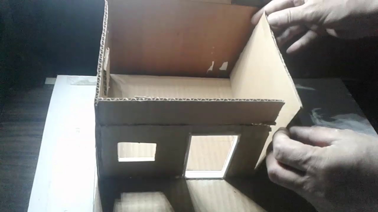 KARTON İLE MAKET EV NASIL YAPILIR? YouTube