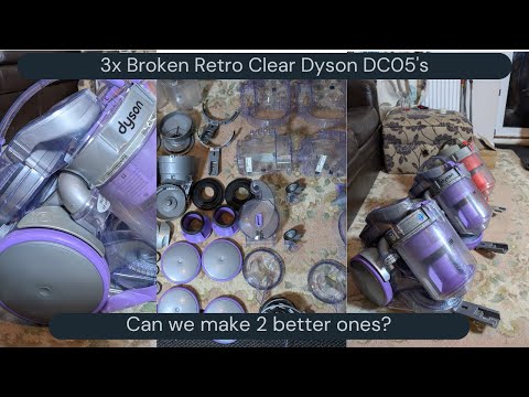 Dyson DC05 Motorhead (and a red one!) - Restoration & Bodging!