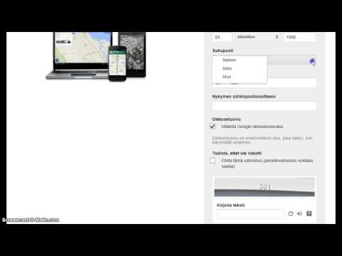 Google-tilin luominen