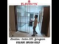 JANSON HARDWARE PRIVATE LIMITED* Telescopic Sliding with Centre Fluted Glass * Profile: 16/45