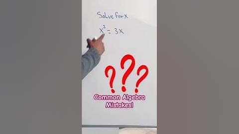 Algebra Common Mistakes #maths #math #shorts