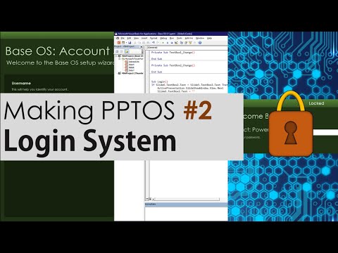 How to Make a PowerPoint OS, Part 2: Login System