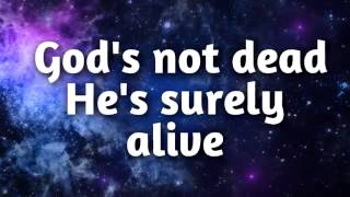Video thumbnail of "The Newsboys God's not dead lyrics"