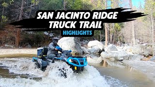 San Jacinto Ridge Truck Trail Can-Am Outlander Highlights
