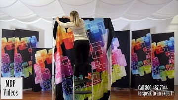 Embrace Push Fit Tension Fabric Display Set Up 31817