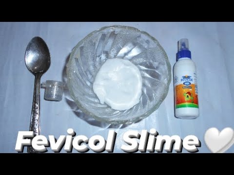 How to make Fevicol Slime 🤍